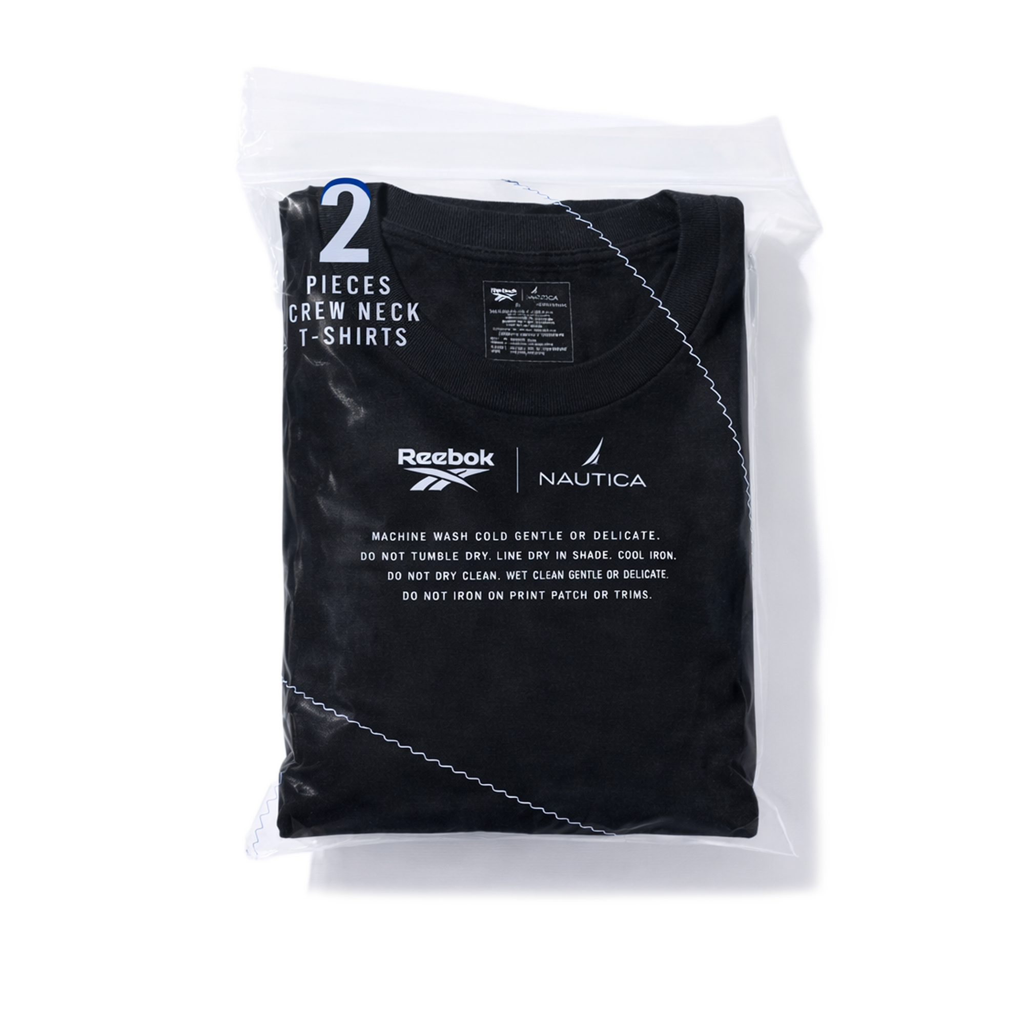 Nautica Japan x Reebok 2 Pack T-Shirt Black