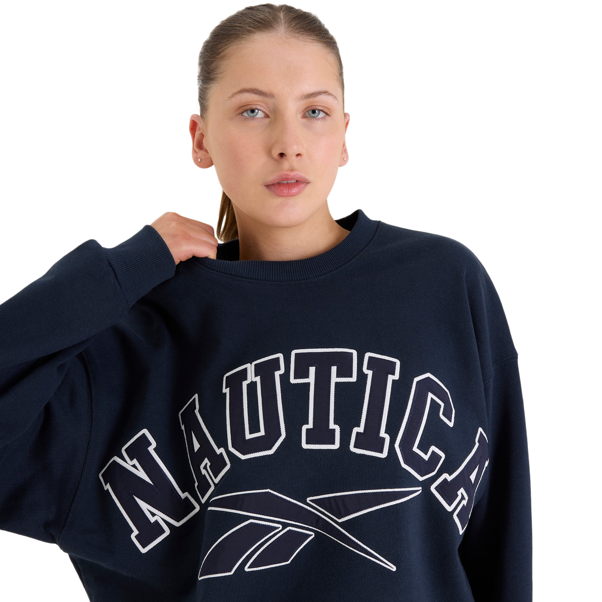 Nautica Japan x Reebok Heavy Weight Crew Sweat Navy