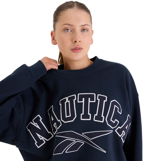 Nautica Japan x Reebok Heavy Weight Crew Sweat Navy