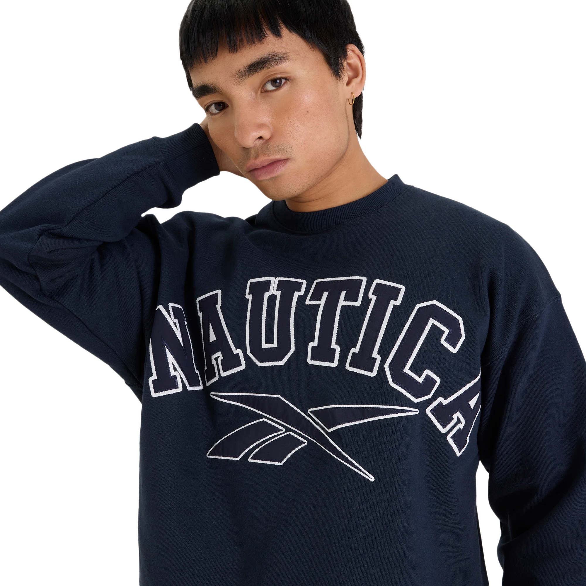 Nautica Japan x Reebok Heavy Weight Crew Sweat Navy