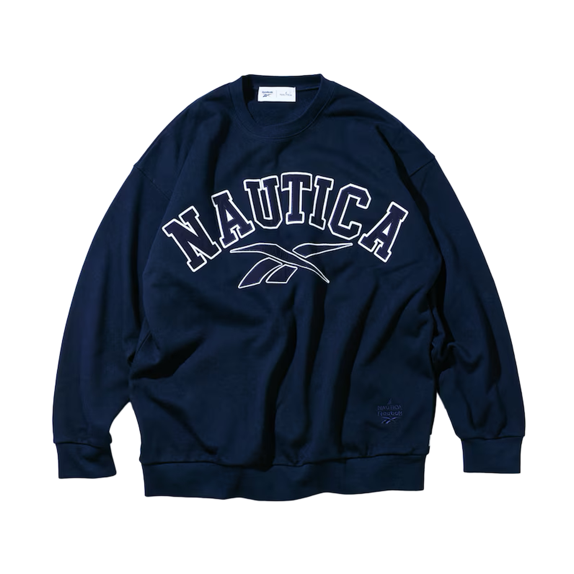 Nautica Japan x Reebok Heavy Weight Crew Sweat Navy