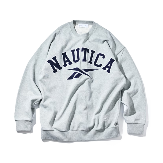 Nautica Japan x Reebok Heavy Weight Crew Sweat T.Grey