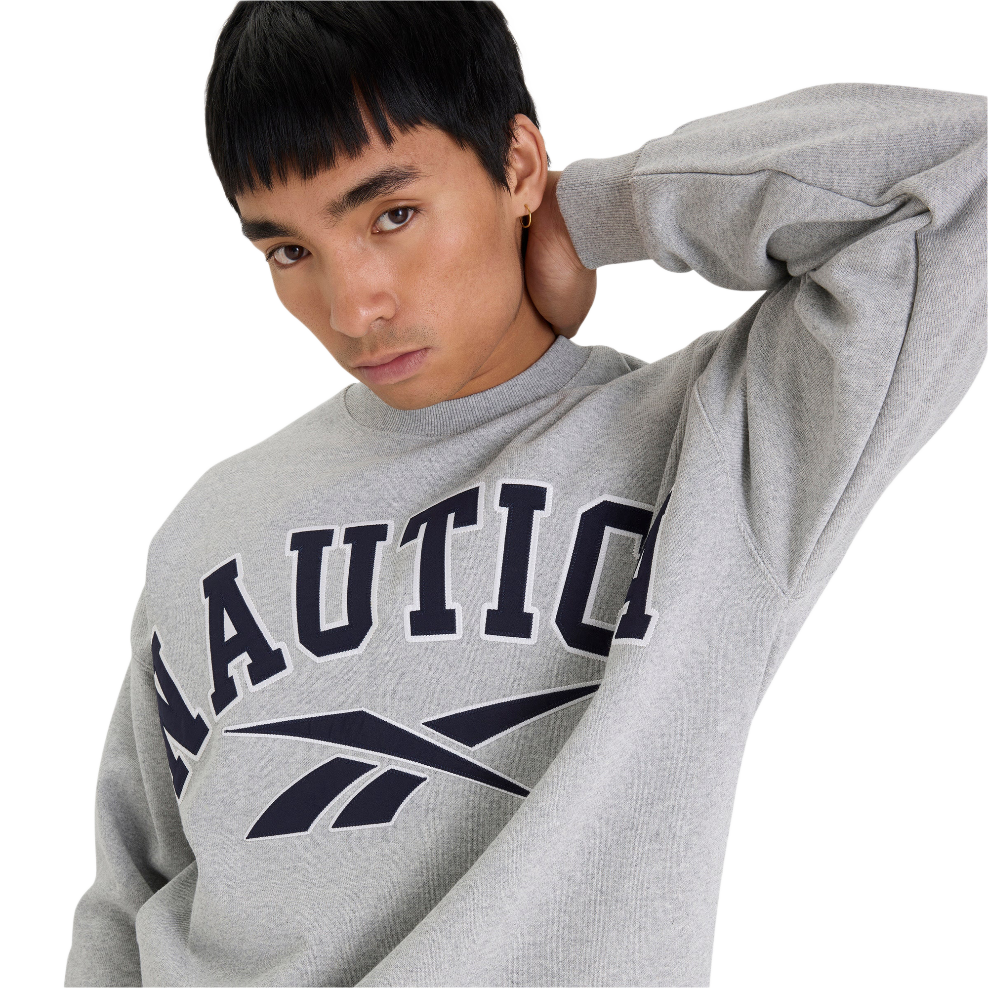 Nautica Japan x Reebok Heavy Weight Crew Sweat T.Grey