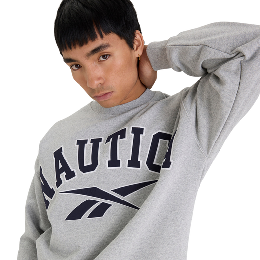 Nautica Japan x Reebok Heavy Weight Crew Sweat T.Grey