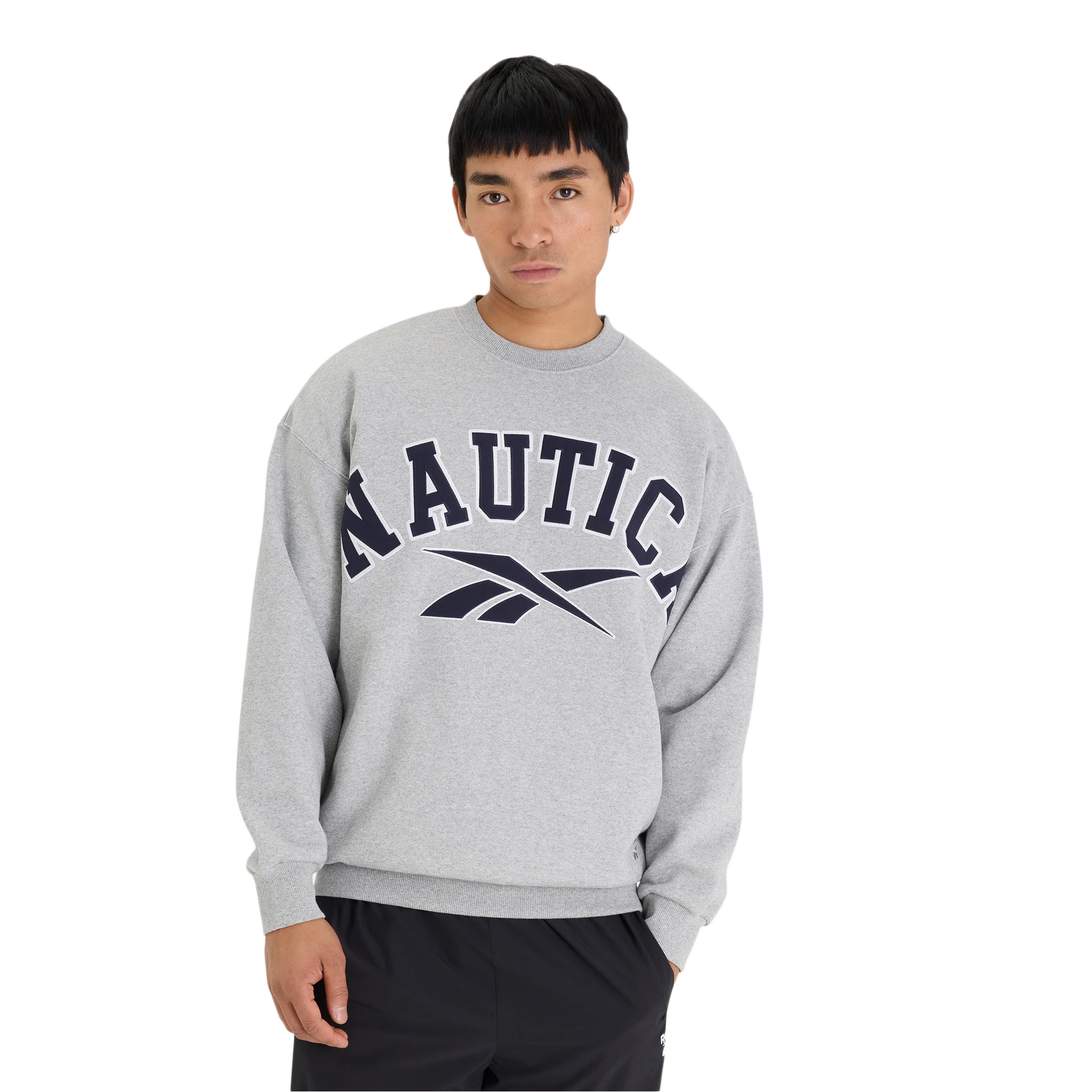 Nautica Japan x Reebok Heavy Weight Crew Sweat T.Grey
