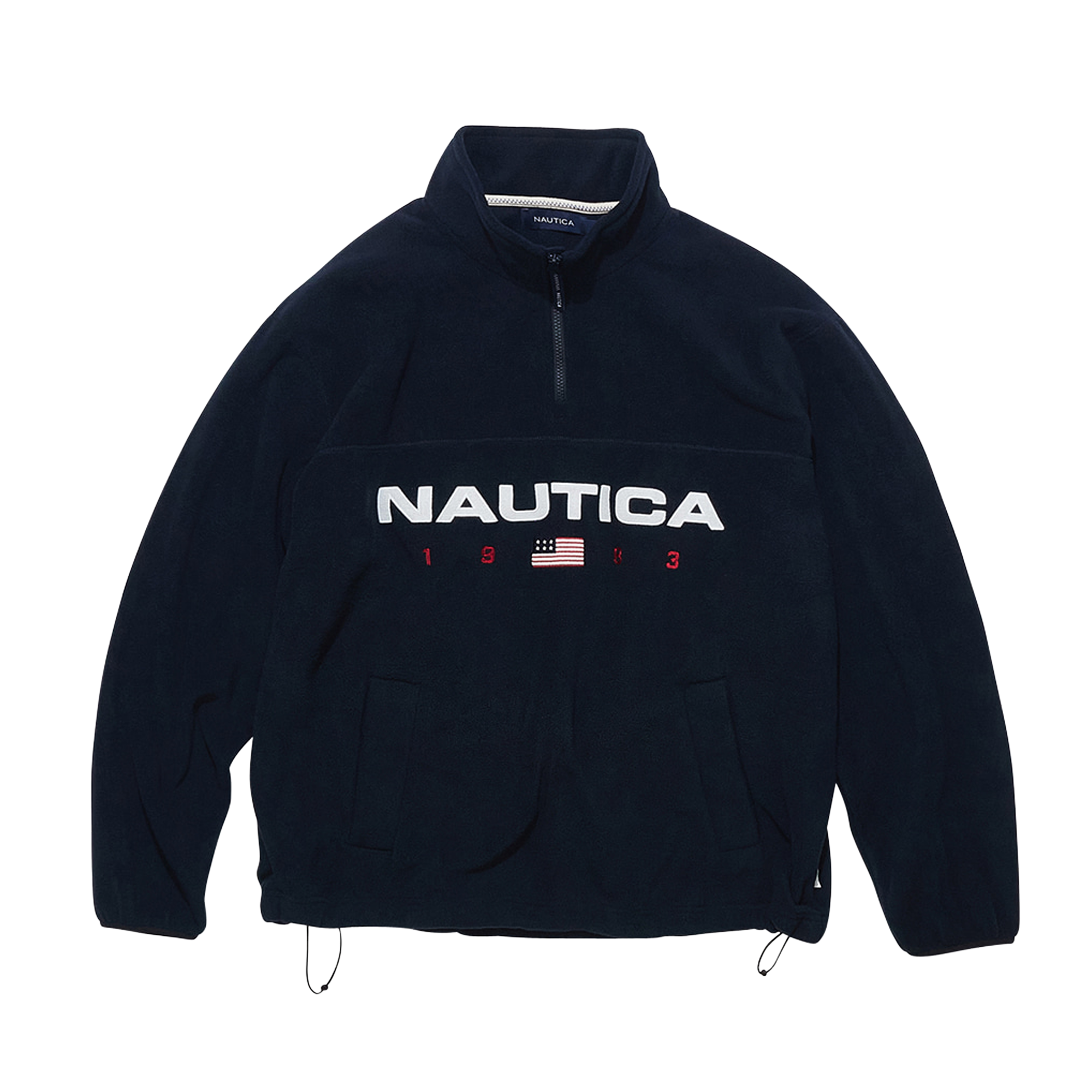 Nautica Korea 83Flag Polar Half Zip Navy