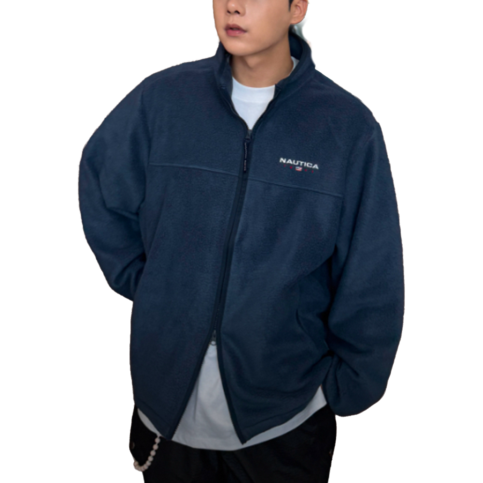 Nautica Korea 83Flag Polar Jacket Navy