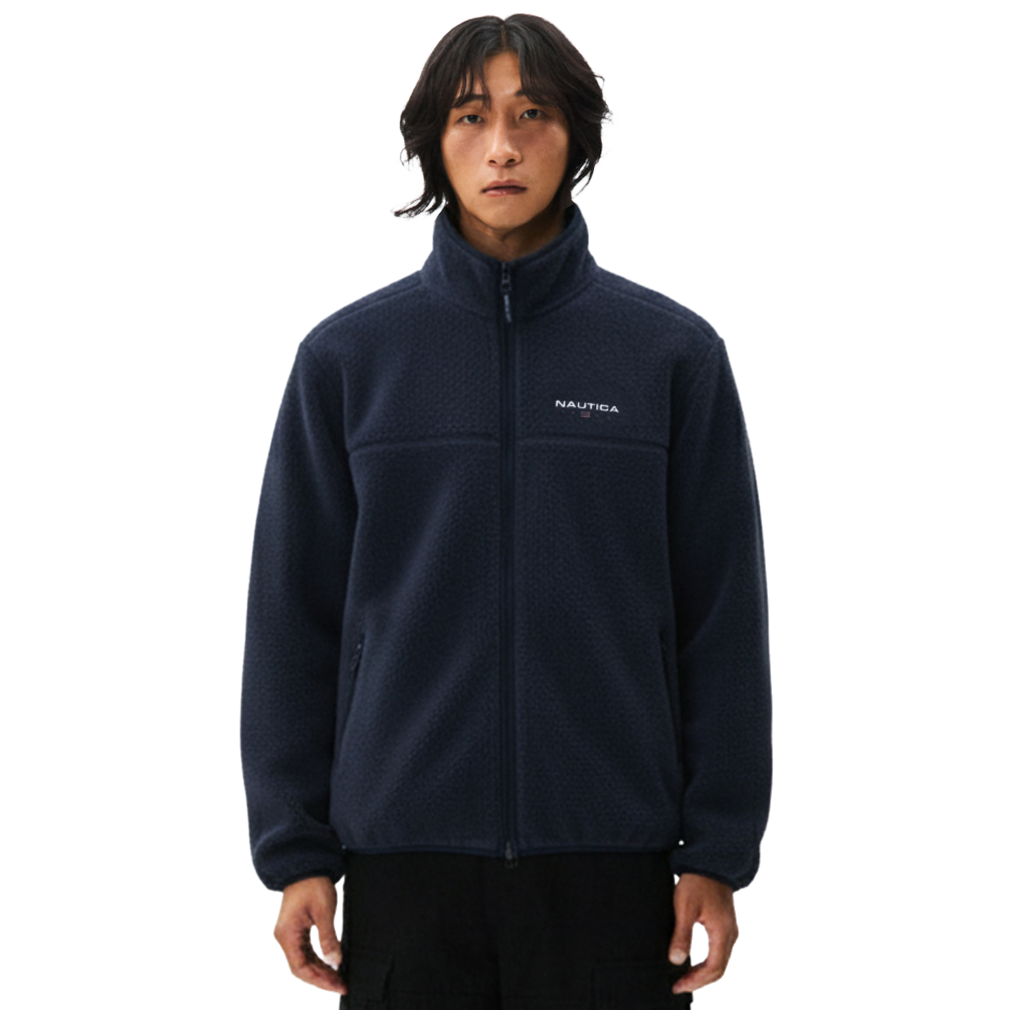Nautica Korea 83Flag Polar Jacket Navy