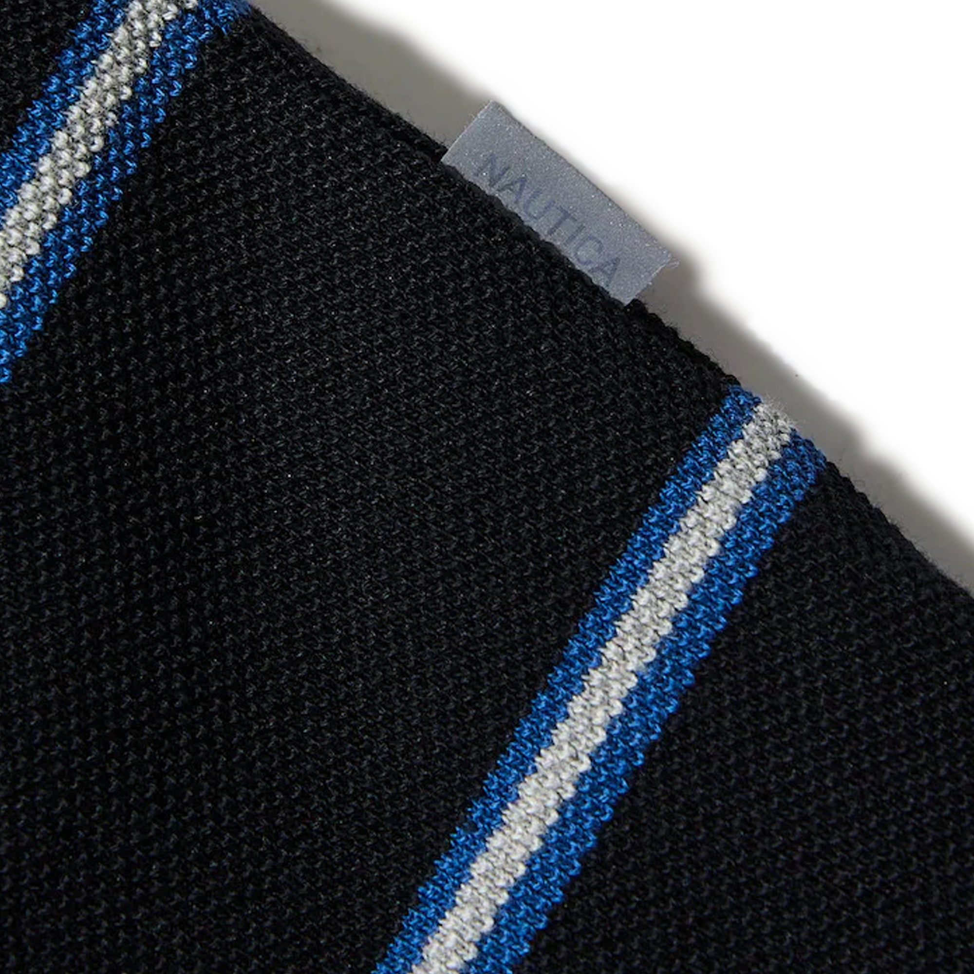 Nautica Japan Short Sleeve Polo Shirt Stripe Black