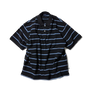 Nautica Japan Short Sleeve Polo Shirt Stripe Black