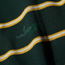 Nautica Japan Short Sleeve Polo Shirt Stripe Green