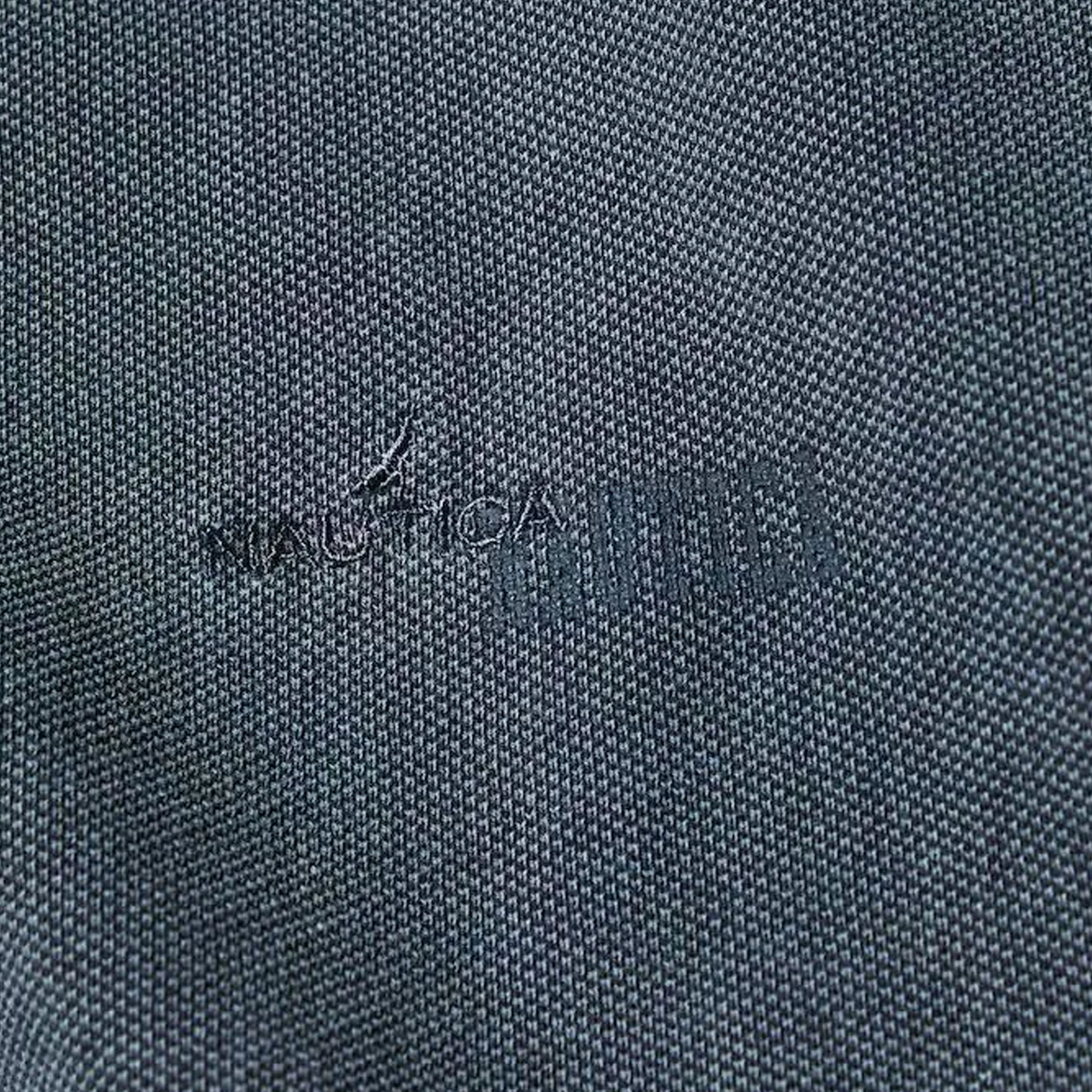 Nautica Japan Garments Pigment Dyed Polo Shirt Solid Navy