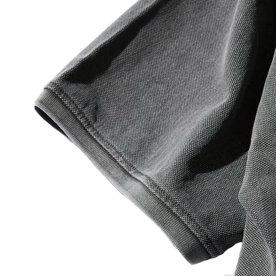 Nautica Japan Garments Pigment Dyed Polo Shirt Solid Charcoal