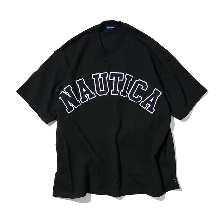 Nautica Japan Arch Logo T-Shirt Charcoal