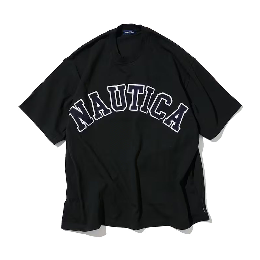 Nautica Japan Arch Logo T-Shirt Charcoal