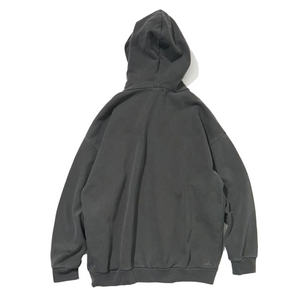 Nautica Japan Garment Pigment Dyed Felt Logo Sweat Hoodie