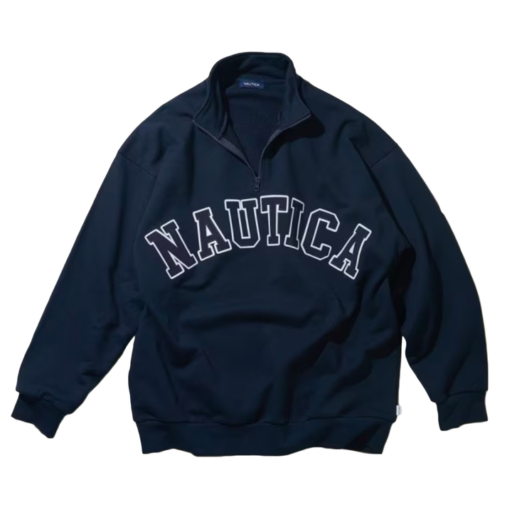 Nautica Japan Arch logo Half Zip Navy NA232121464NV