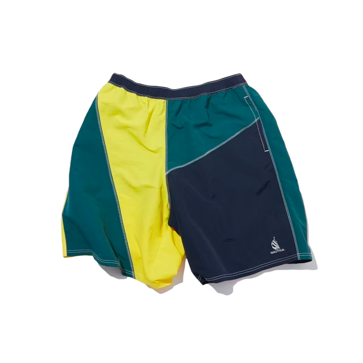 Nautica Japan Colour Block Nylon Shorts True Black NA23214670TB