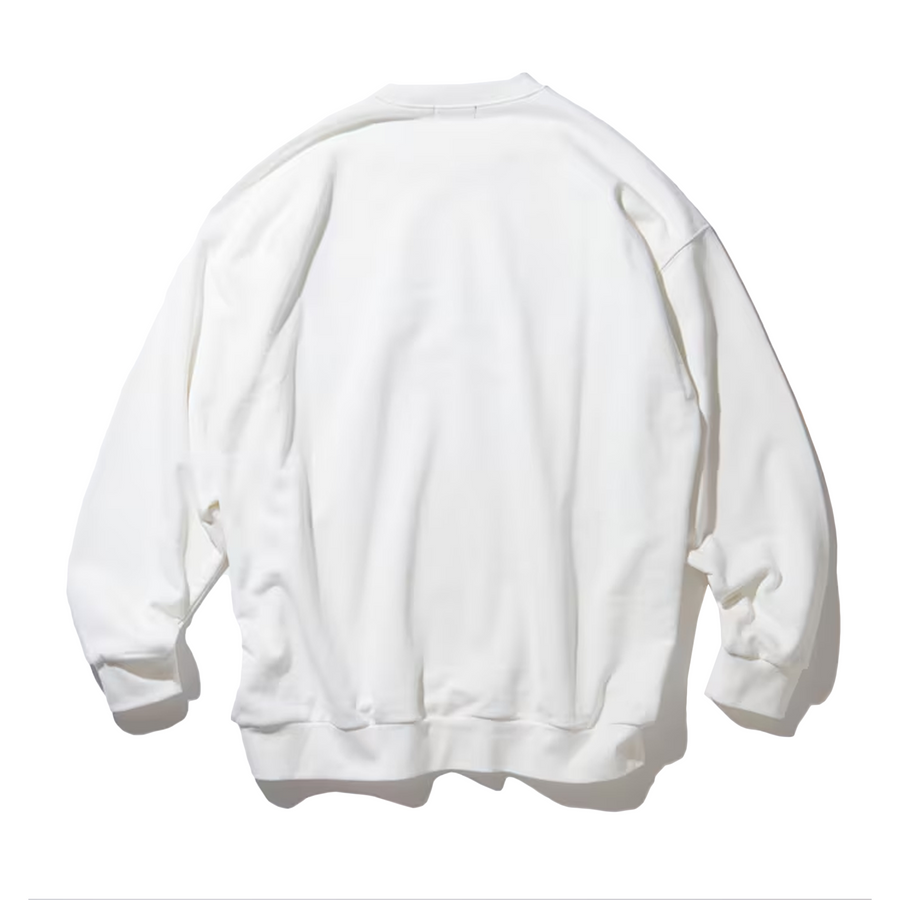 Nautica Japan Arch Logo Sweat Crew White