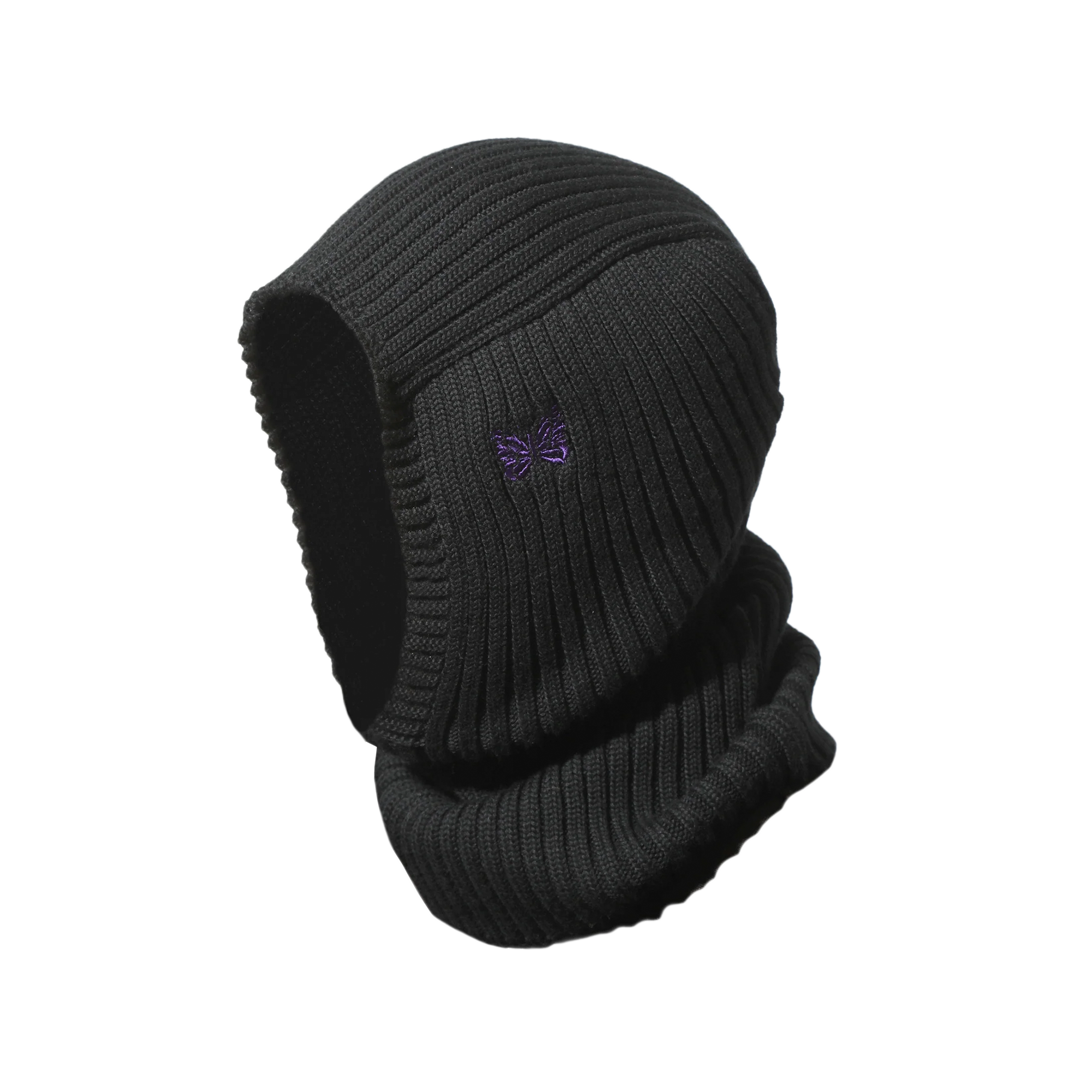 Needles Balaclava Merino Wool Black