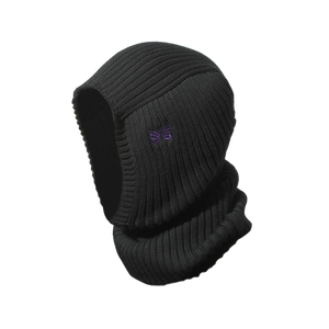Needles Balaclava Merino Wool Black