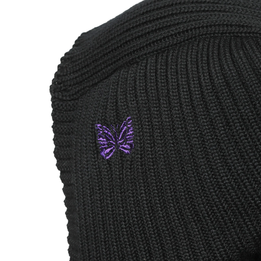 Needles Balaclava Merino Wool Black