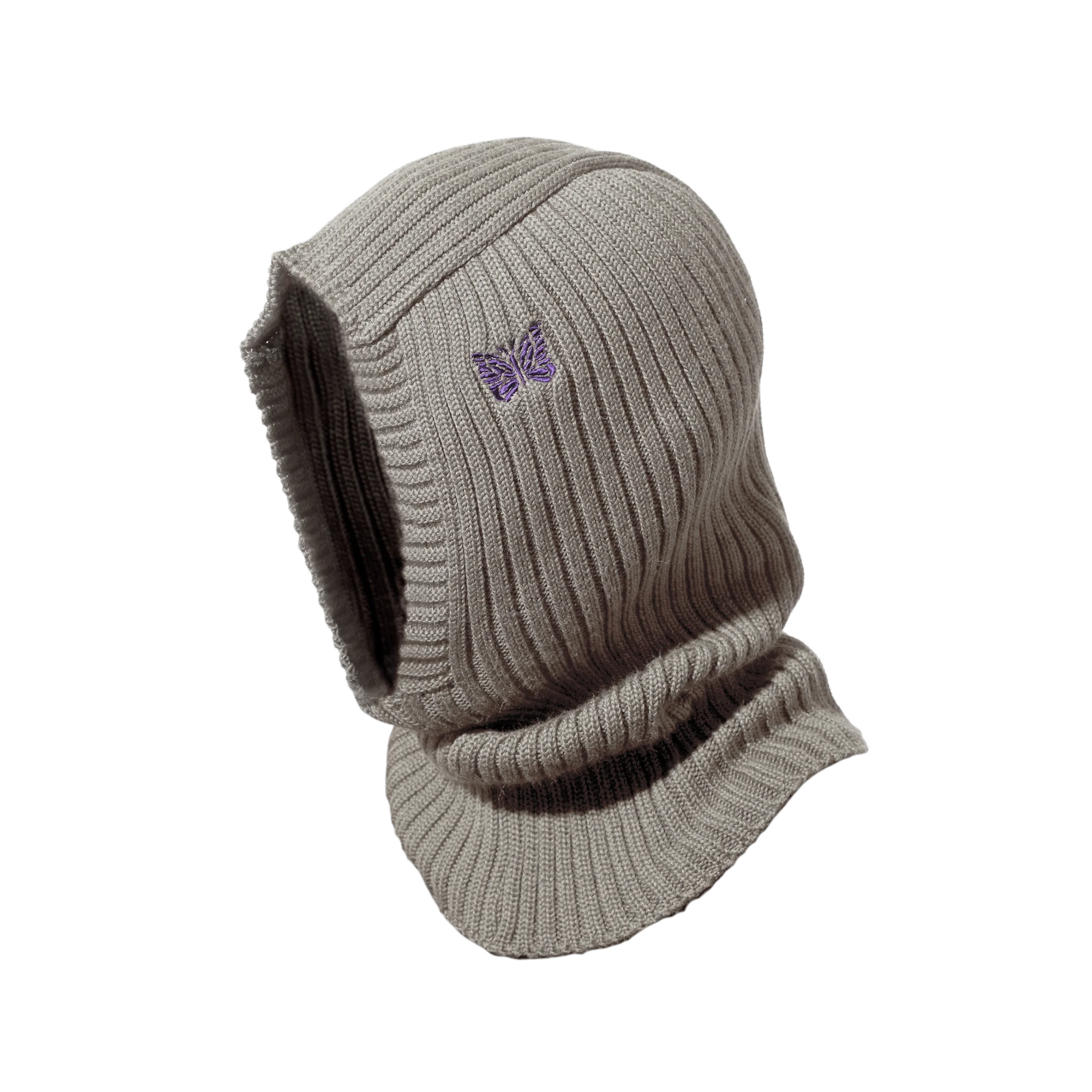 Needles Balaclava Merino Wool Grey