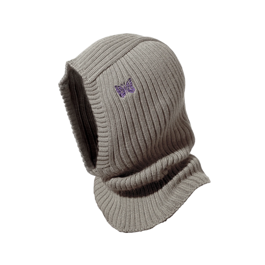 Needles Balaclava Merino Wool Grey