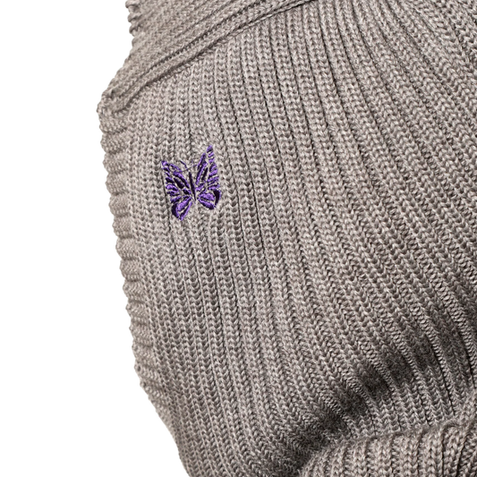 Needles Balaclava Merino Wool Grey