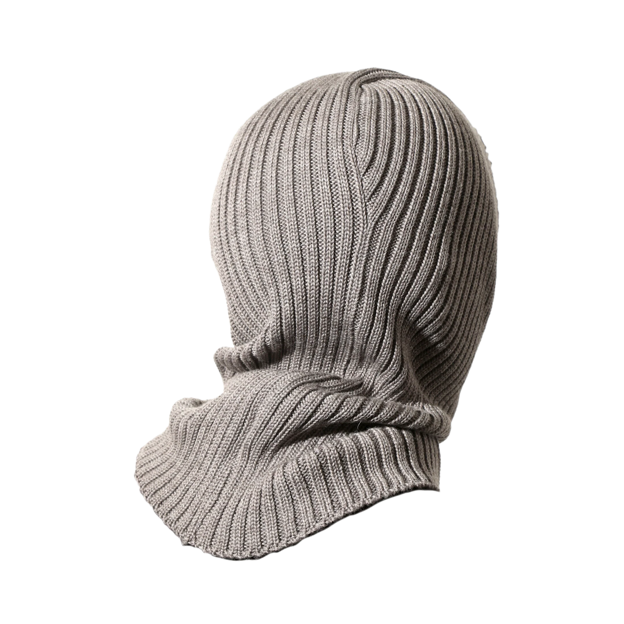 Needles Balaclava Merino Wool Grey