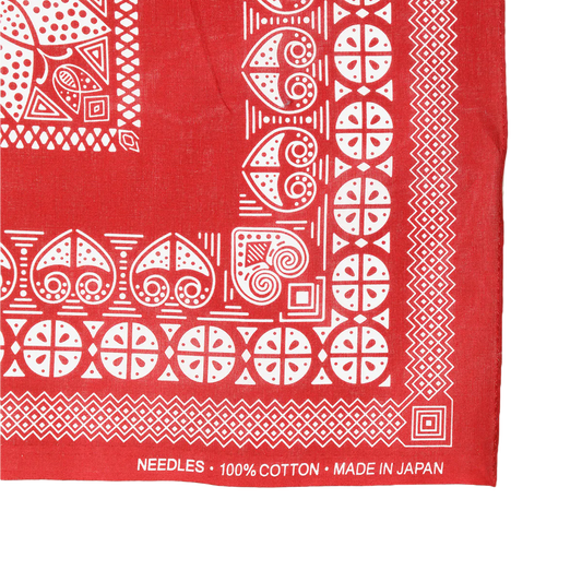 Needles Bandana Rectangle Red