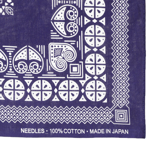 Needles Bandana Rectangle Eggplant