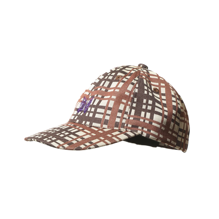 Needles Baseball Cap Poly Jacquard Plaid