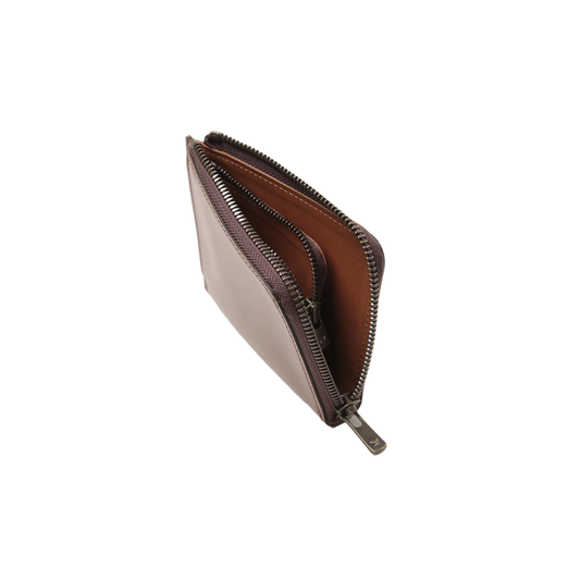 Needles Coin Case Steer Leather Brown