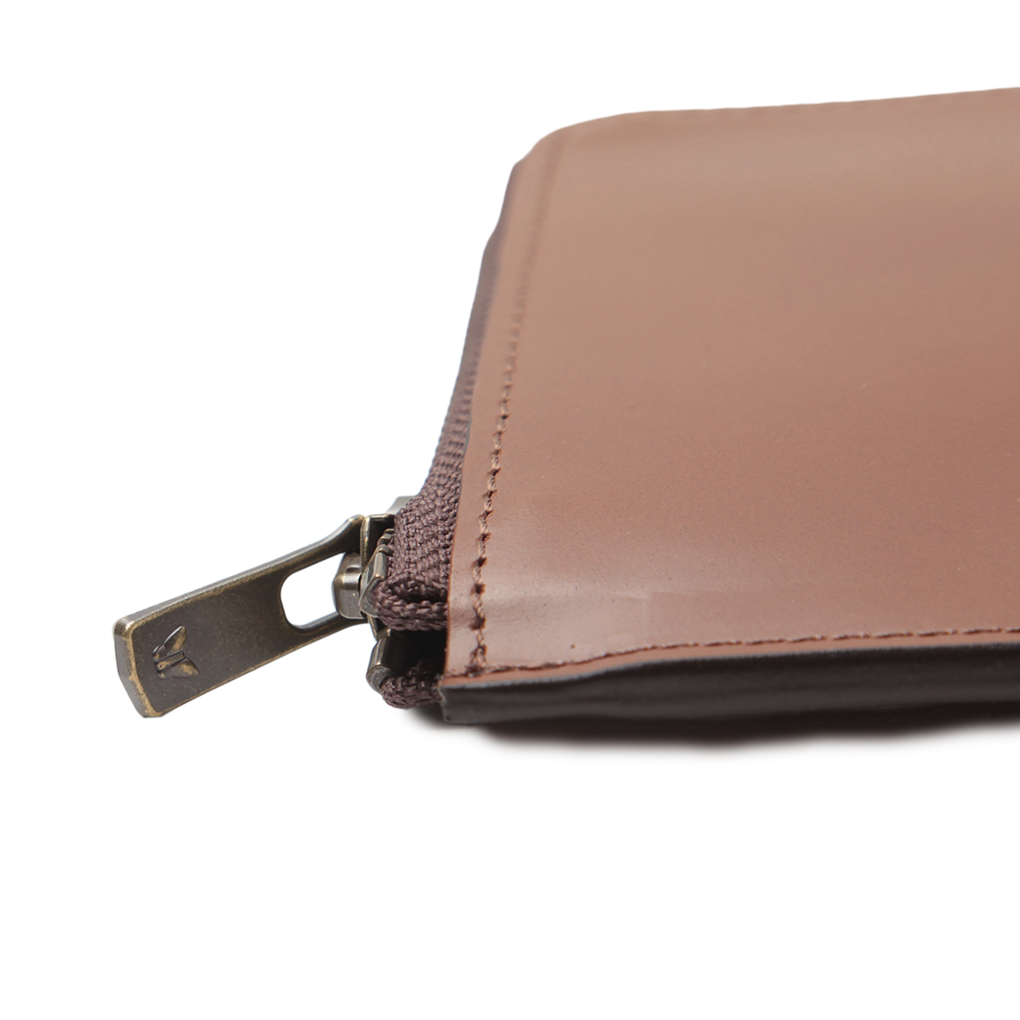 Needles Coin Case Steer Leather Brown