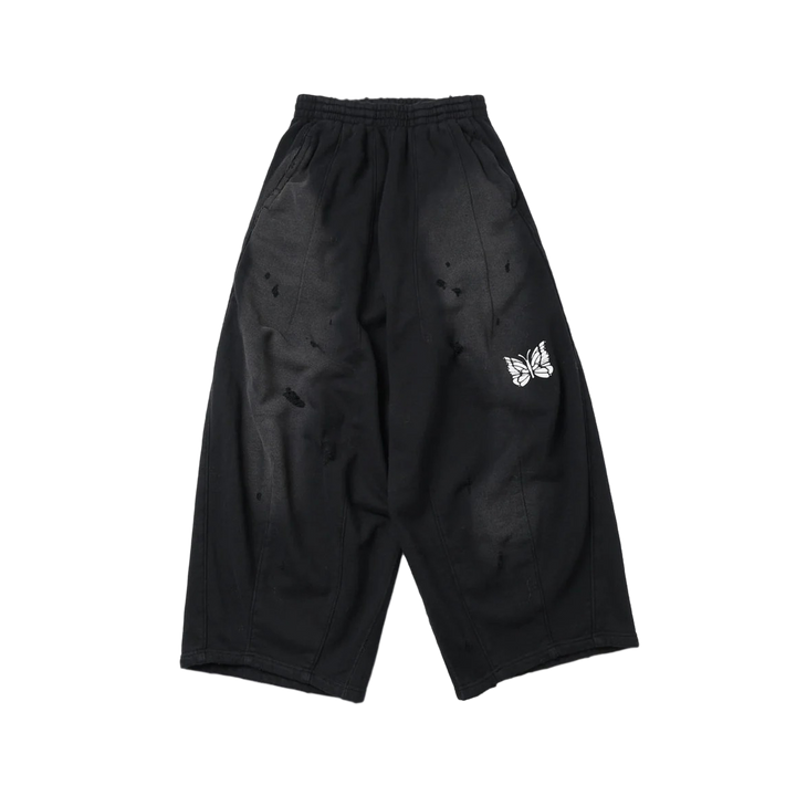 Needles Deconstructed H.D. Sweat Pant Cotton French Terry Black