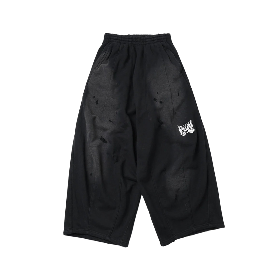 Needles Deconstructed H.D. Sweat Pant Cotton French Terry Black