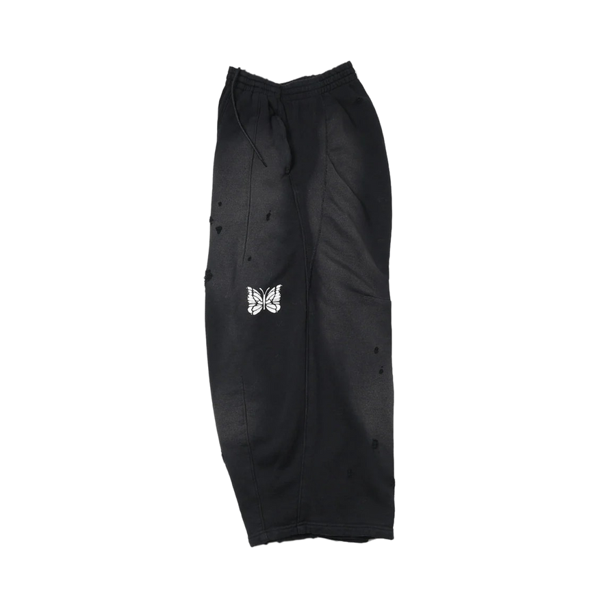 Needles Deconstructed H.D. Sweat Pant Cotton French Terry Black