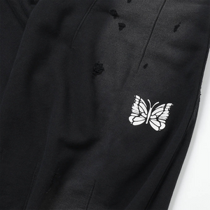 Needles Deconstructed H.D. Sweat Pant Cotton French Terry Black
