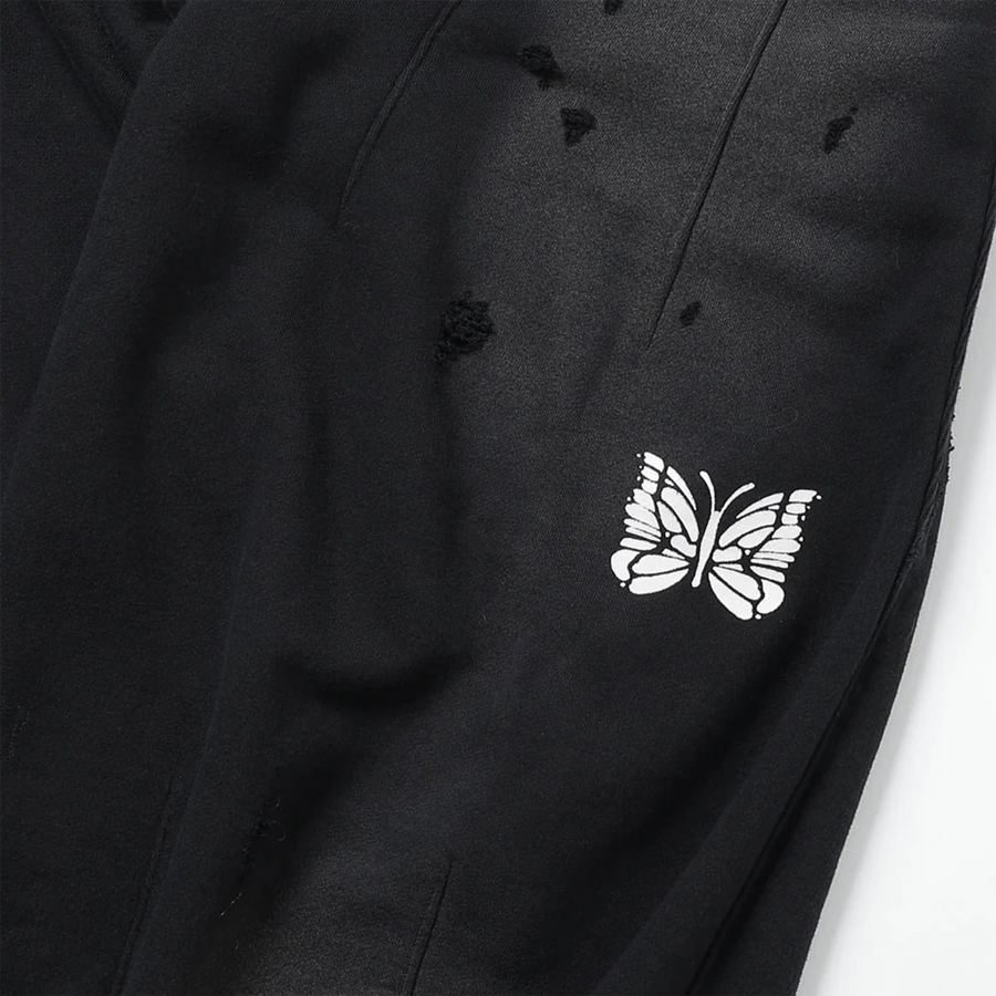 Needles Deconstructed H.D. Sweat Pant Cotton French Terry Black