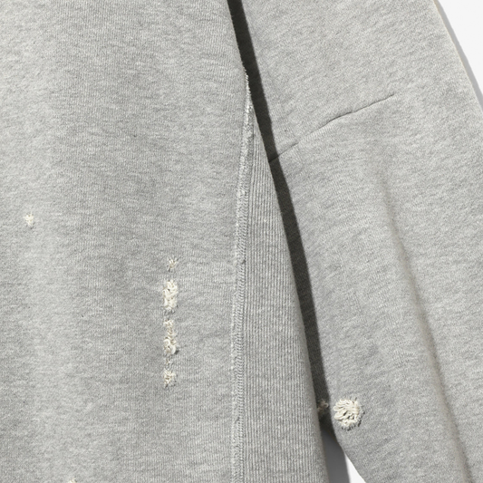 Needles Deconstructed Sweat Shirt Cotton French Terry H.Grey