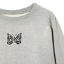 Needles Deconstructed Sweat Shirt Cotton French Terry H.Grey