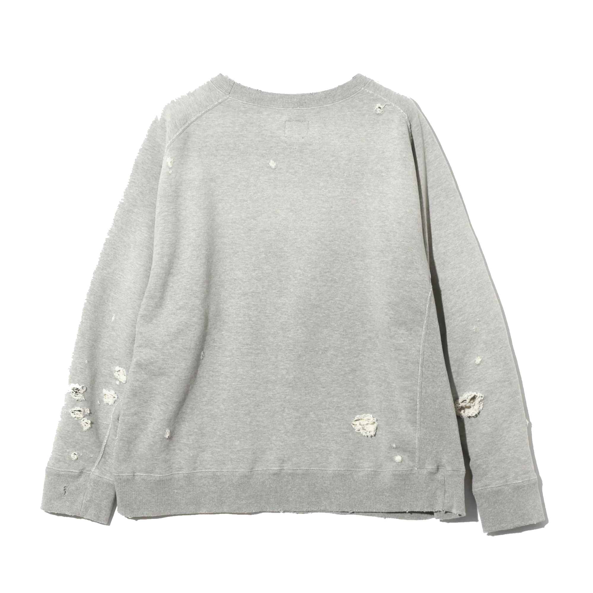 Needles Deconstructed Sweat Shirt Cotton French Terry H.Grey