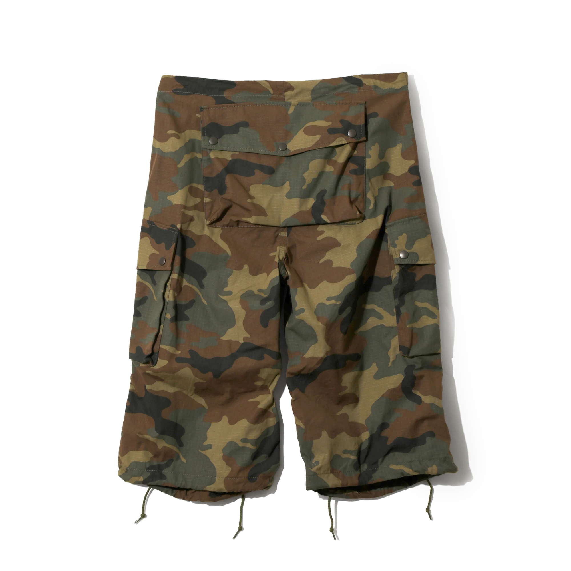 Needles Field Short Cotton Ripstop Woodland