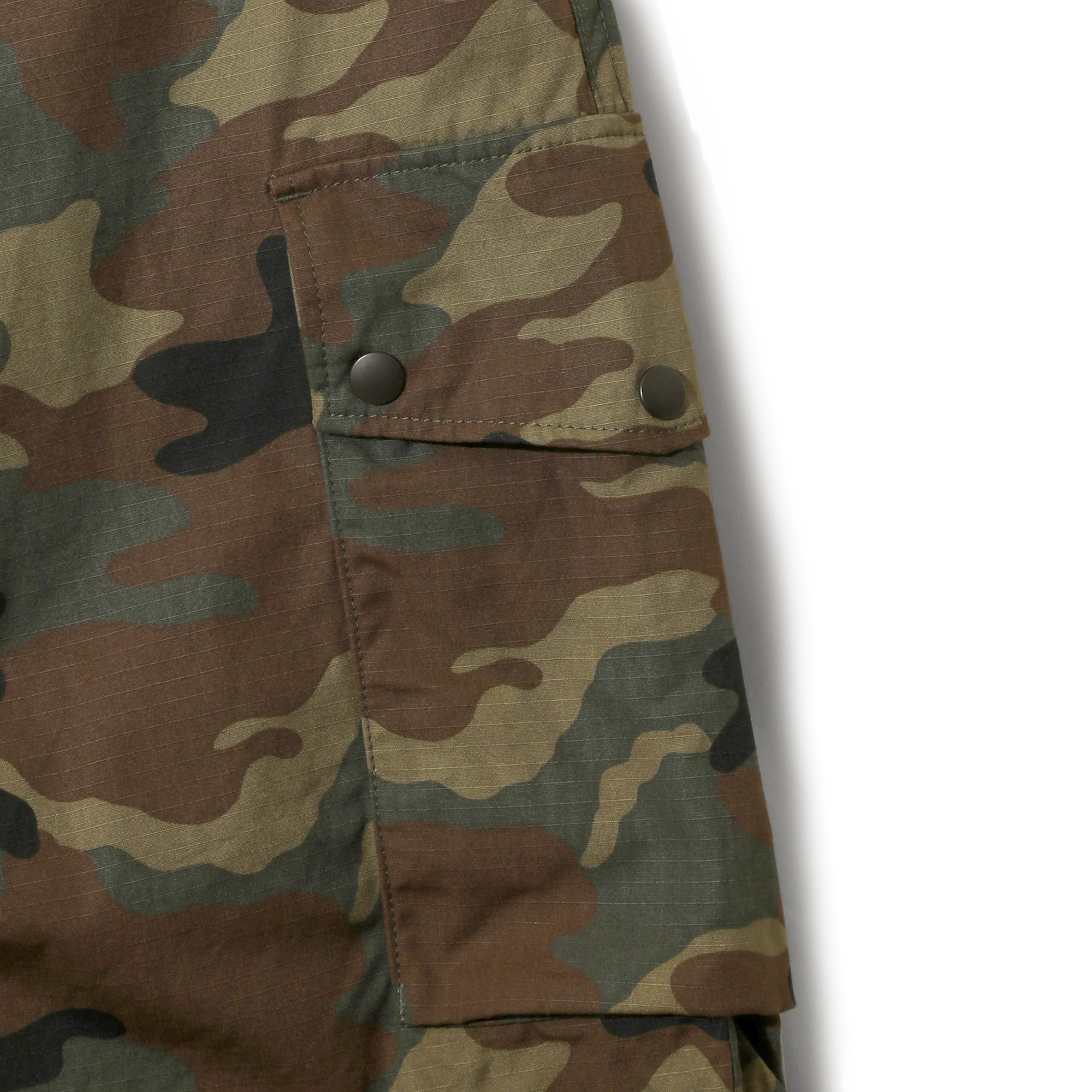 Needles Field Short Cotton Ripstop Woodland