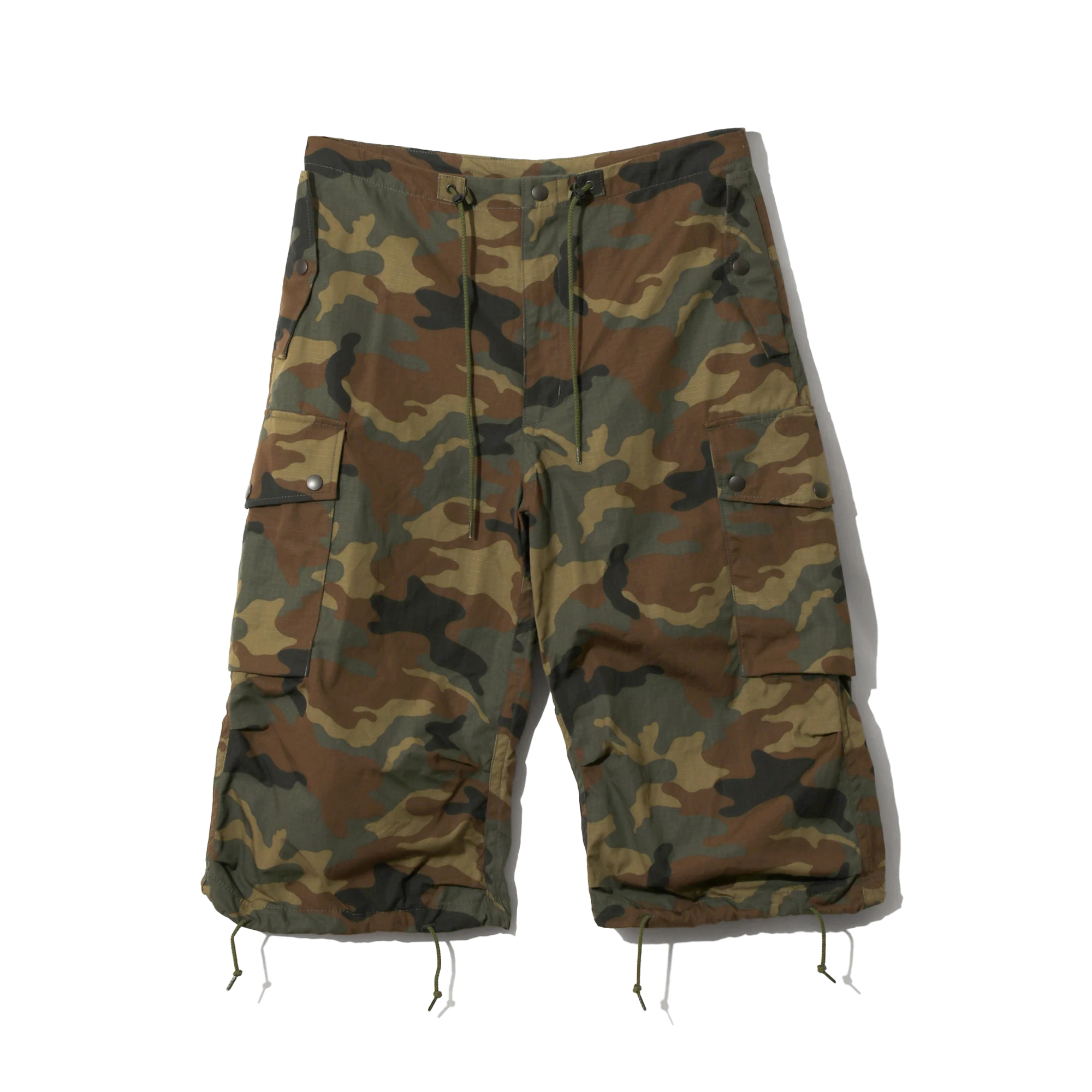 Needles Field Short Cotton Ripstop Woodland