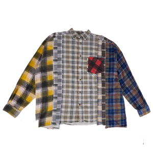 Needles Flannel 7 Cuts Wide Shirt #QV396-1 One Size