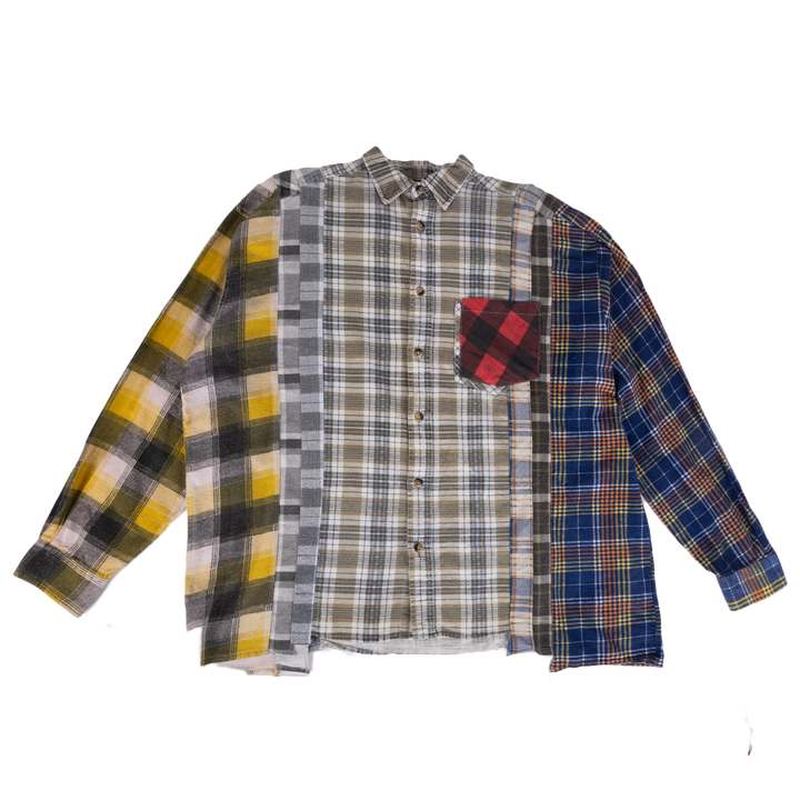Needles Flannel 7 Cuts Wide Shirt #QV396-1 One Size