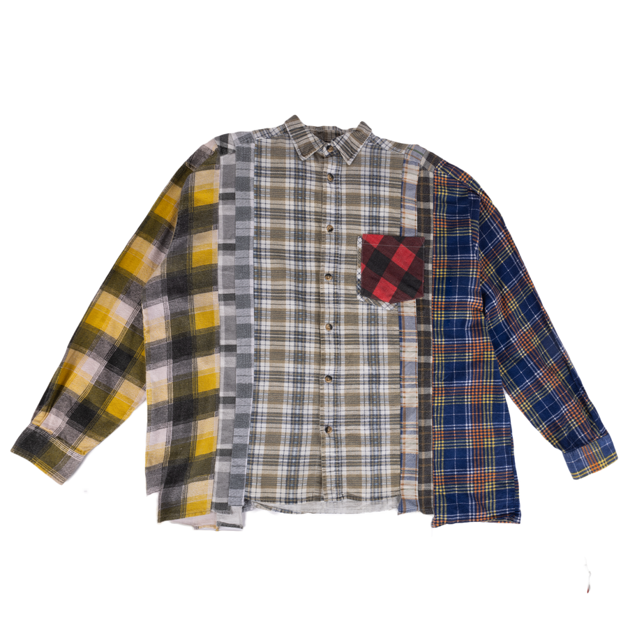 Needles Flannel 7 Cuts Wide Shirt #QV396-1 One Size