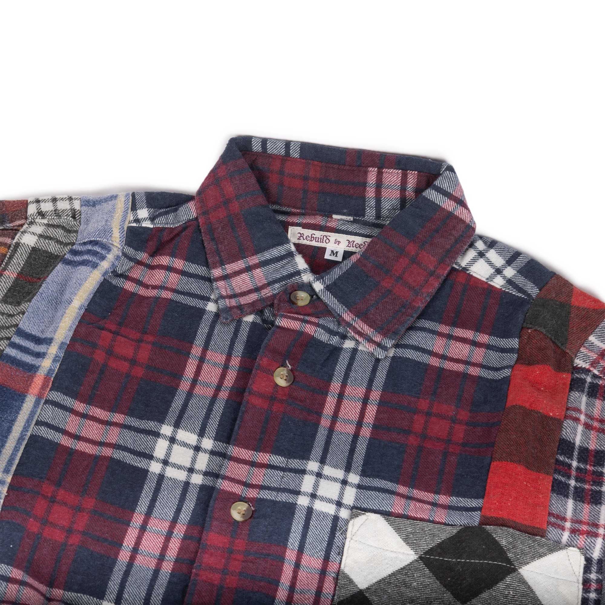 Needles Flannel Shirt 7 Cuts Shirt #SX480 Medium